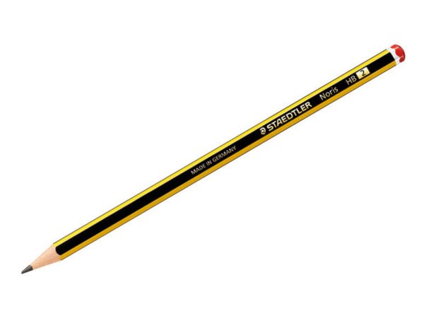 Staedtler Noris 120-2 Lapiz de Grafito Hexagonal HB - Mina Ultrarresistente de 2mm - Madera de Bosques Sostenibles