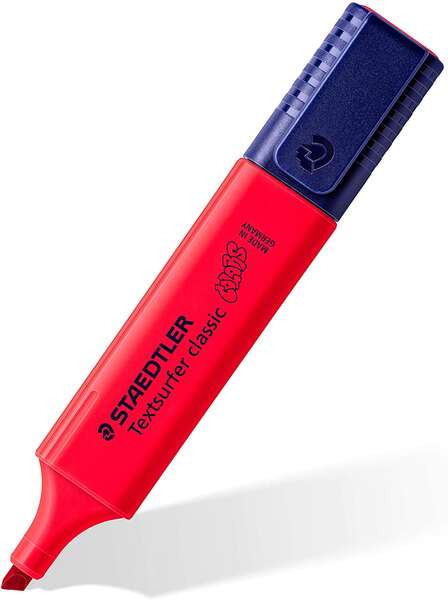 Staedtler Textsurfer Classic 364 Marcador Fluorescente - Punta Biselada - Trazo entre 1 - 5mm - Tinta con Base de Agua - Color B