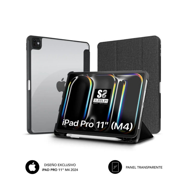 Subblim Funda Exclusiva para iPad Pro 11ââ¬Â³ M4 2024 - Cierre Magnetico - Bordes Reforzados - 2 Posiciones de Soporte - Color