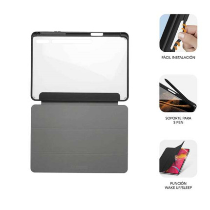 Subblim Funda Exclusiva para Samsung Galaxy Tab S9+/S9 FE+ 12,4? - Proteccion Total - Diseño Moderno - Material Resistente - Facil Instalacion - Angulos de Vision - Acceso a Funciones - Ultraligera - Interior Aterciopelado - Transporte Seguro - Ajuste