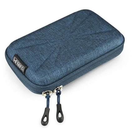 Subblim Funda rÃ­gida para Disco Duro - Medida: 145 mm - ProtecciÃ³n Ã³ptima contra golpes - DiseÃ±o elegante - Compartimentos para cables y accesorios - Color Azul