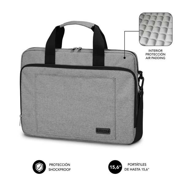 Subblim Maletin para Ordenador Portatil - Diseño Elegante para Portatiles de hasta 15,6" - Sistema de Proteccion Air Padding -