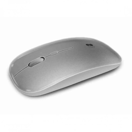 Subblim RatÃ³n Dual Flat Mouse - ConexiÃ³n Dual - Silent Click - BaterÃ­a Recargable - Rueda de Silicona - PrecisiÃ³n 1600 DPI - Color Gris