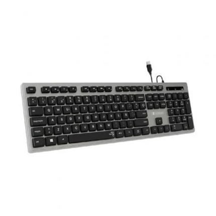 Subblim Teclado ErgonÃ³mico Delgado - Teclas silenciosas y cÃ³ncavas - ConexiÃ³n USB Plug and Play - Teclado NumÃ©rico - Teclas ErgonÃ³micas - Pulsaciones Silenciosas y Suaves - Color Negro/Gris