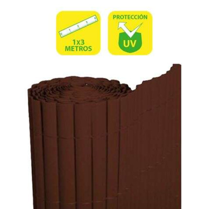 SunGarden CaÃ±izo Plastico Doble Cara 1x3m - Color Marron Oscuro