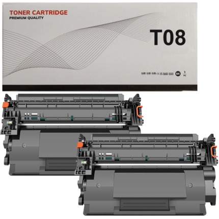 T08 pack 2 toner negro compatible con Canon 3010C006