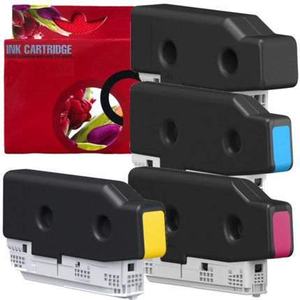 T08N1 T08N2 T08N3 T08N4 pack 4 cartuchos de tinta pigmentada multicolor compatible con Epson C13T08N140 C13T08N240 C13T08N340 C13T08N440