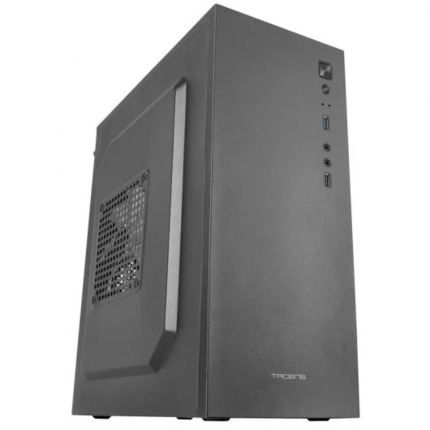 Tacens ALUXM Caja Minitorre Micro ATX, Mini-ITX - TamaÃ±o HDD 2.5", 3.5" - USB-A 2.0, USB-A 3.0 y Audio - 1 Ventiador 120mm Instalado