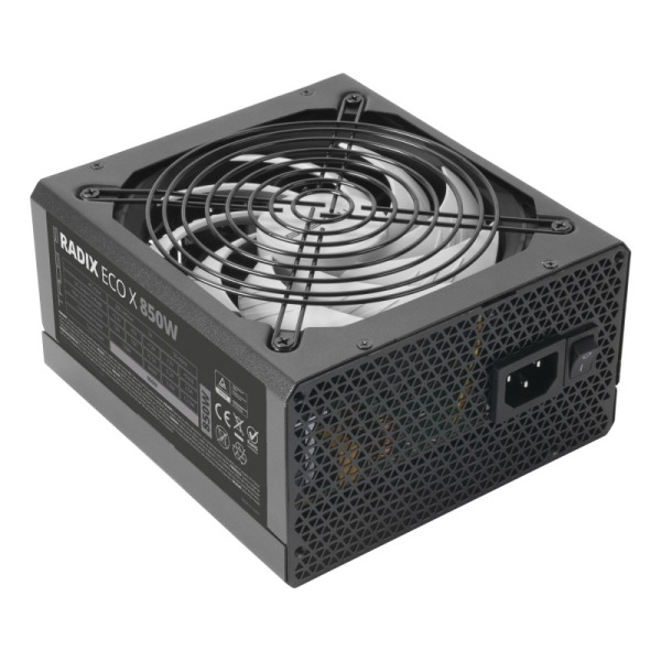 Tacens Radix Eco X 850 Fuente de Alimentacion 850W ATX - PFC Activo - Ventilador 140mm de 12dB - 80 Plus Silver - 160x150x85mm -