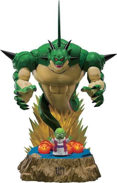Tamashii Nations SH Figuarts Dragon Ball Z Set Luminoso Porunga y Dende - Manos Intercambiables - Lector NFC Integrado en el Sop