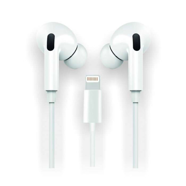 TechOneTech ear Tech Hop Auriculares Intraurales Inner Lightning - Microfono Integrado - Asistente Voz - Cable de 1.20m