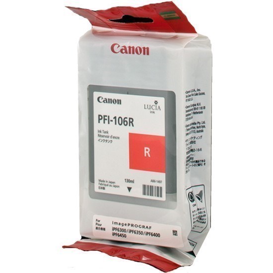 Canon PFI-106r - 6627B001 tinta rojo original