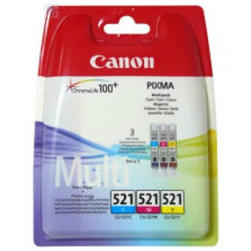 Canon CLI-521Z - 2934B010 tinta pack c m y original