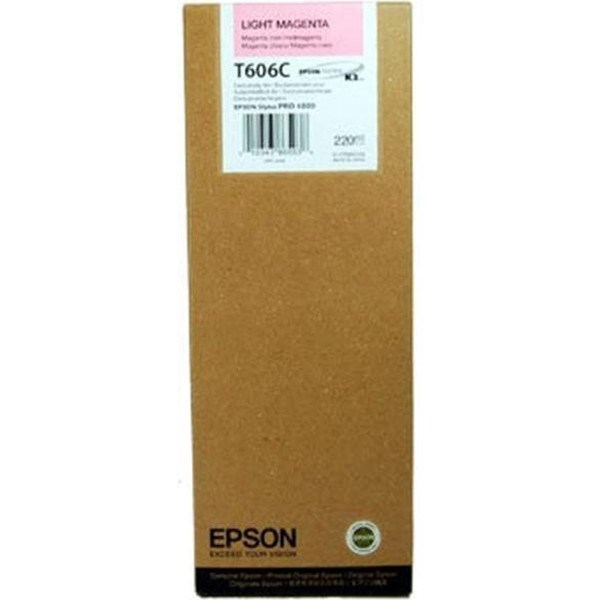 Epson T606C tinta magenta claro original