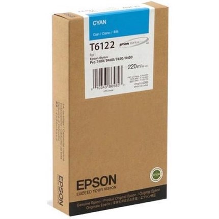 Epson T6122 tinta cian original