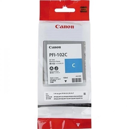 Canon PFI-102C - 0896B001 tinta cian original