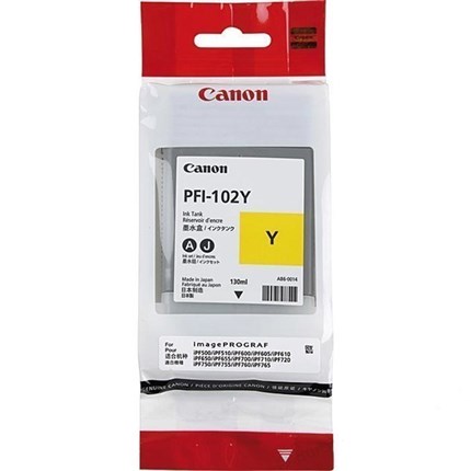 Canon PFI-102Y - 0898B001 tinta amarillo original