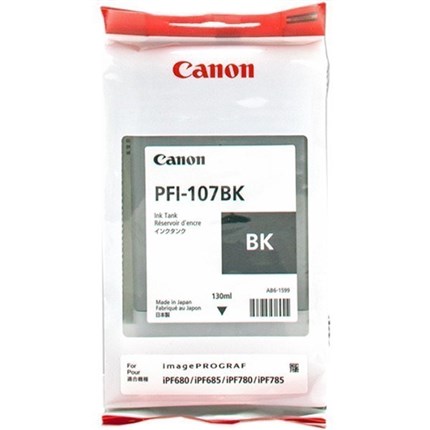 Canon PFI-107bk - 6705B001 tinta negro original