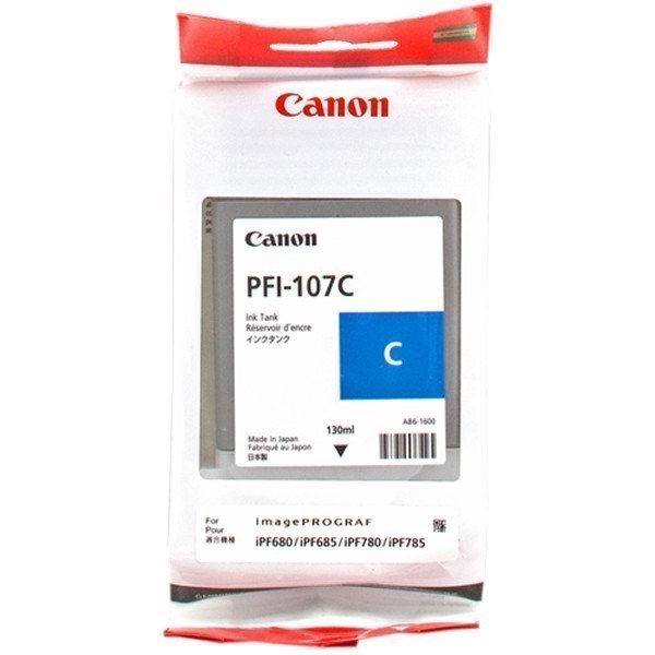 Canon PFI-107c - 6706B001 tinta cian original
