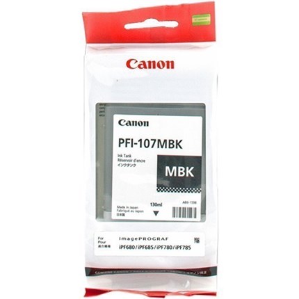 Canon PFI-107mbk - 6704B001 tinta negro mate original