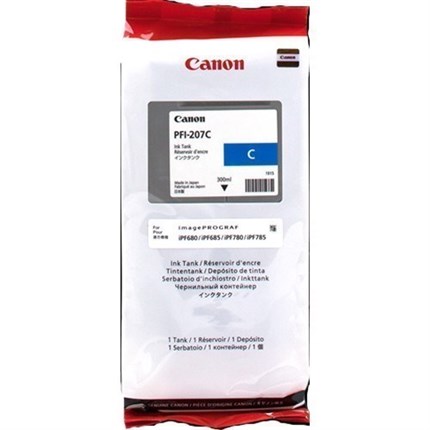 Canon PFI-207c - 8790B001 tinta cian original
