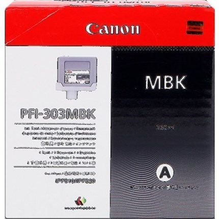 Canon PFI-303MBK - 2957B001 tinta negro mate original
