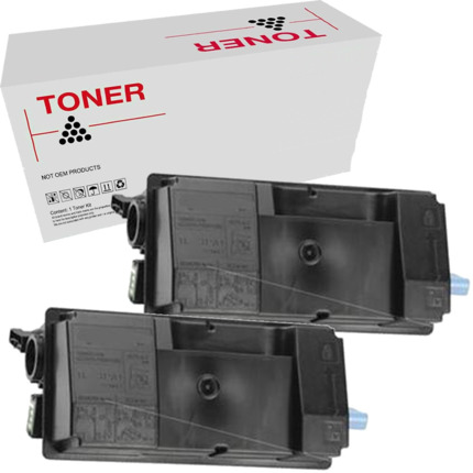 TK3170 pack 2 cartuchos de toner compatible con Kyocera 1T02T80NL0 / 1T02T80NL1 de alta calidad