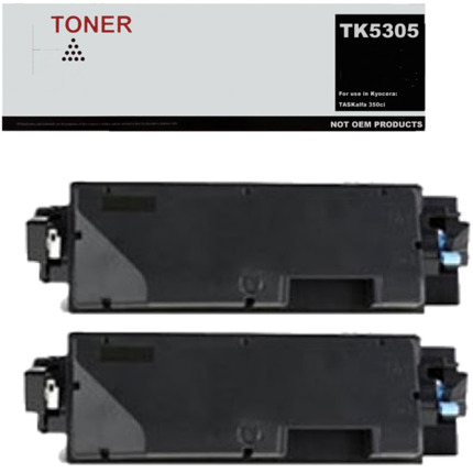 TK5305 pack 2 toner negro compatible con Kyocera TK5305K 1T02VM0NL0