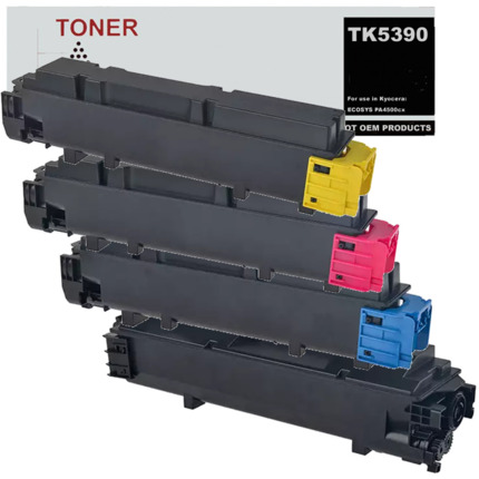TK5390 pack 4 toner multicolor compatible con Kyocera TK5390BK TK5390C TK5390M TK5390Y