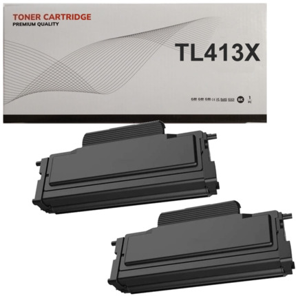 TL413X pack 2 toner negro compatible con Pantum M7107DN, M7107DW, P3307DN, P3307DW