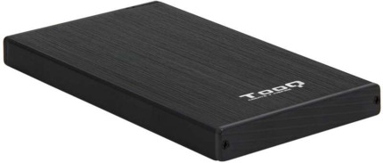 Tooq Carcasa Externa HDD/SDD 2.5" hasta 9,5mm SATA USB 3.0 - Color Negro