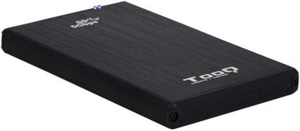 Tooq Carcasa Externa HDD/SDD 2.5" hasta 9,5mm SATA USB 3.0/3.1 Gen 1 - Color Negro