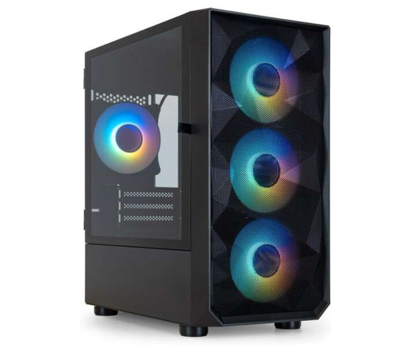 Tooq Seizure Caja Minitorre Gaming Micro-ATX/Mini-ITX - Panel Lateral Cristal Templado - Tamaño Disco Soportado 3.5", 2.5" - USB