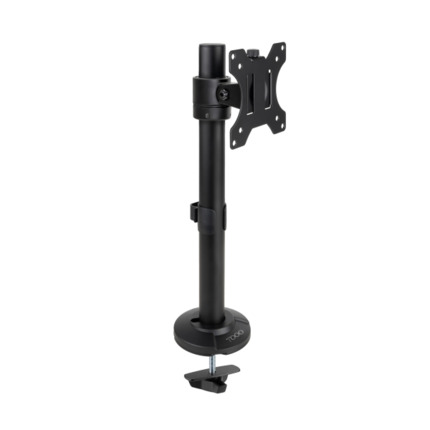 Tooq Soporte de Mesa para Monitor de 17"-32" - Altura, Rotacion y Giro Regulables - Gestion de Cables - Peso Max 8Kg - VESA 100X100mm - Color Negro