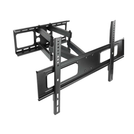 Tooq Soporte de Pared con Doble Brazo Articulado para TV de 37-70 - Giratorio e Inclinable - Peso Max 50Kg - VESA 600x400mm - Color Negro