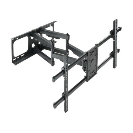 Tooq Soporte de Pared con Doble Brazo Articulado para TV de 37-90 - Giratorio e Inclinable - Peso Max 75Kg - VESA 800x400mm - Color Negro