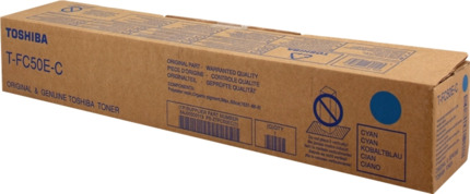 Toshiba T-FC50EC Cyan Cartucho de Toner Original - 6AJ00000113/6AJ00000301