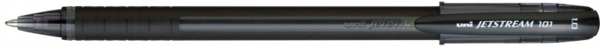 Uni-ball JetStream SX-101-10 Boligrafo de Tinta - Punta de Bola 1mm - Tinta de Secado Instantaneo - Ideal para Zurdos - Color Ne