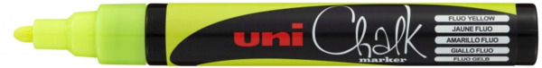 Uni-ball PWE-5M Marcador de Tiza Liquida - Punta Conica 1.8-2.5mm - Borrado en Humedo - Resistente a la Lluvia y Exteriores - Co
