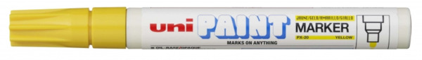 Uni-ball PX-20 Marcador de Pintura - Punta Acrilica de Bala 2.2-2.8mm - Permanente en Todas las Superficies - Resistente a Luz y