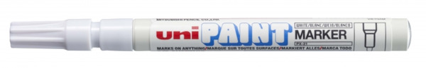 Uni-ball PX-21 Paint Marker - Marcador de Pintura - Punta Acrilica de Bala 0.8-1.2mm - Cuerpo de Aluminio - Tinta Resistente a L