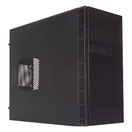Unykach Grey Rain Caja MicroATX EVO - Fuente de Alimentacion 500W Incluida - TamaÃ±o Disco Soportado 3.5", 2.5" - USB-A 2.0/3.2 y Audio