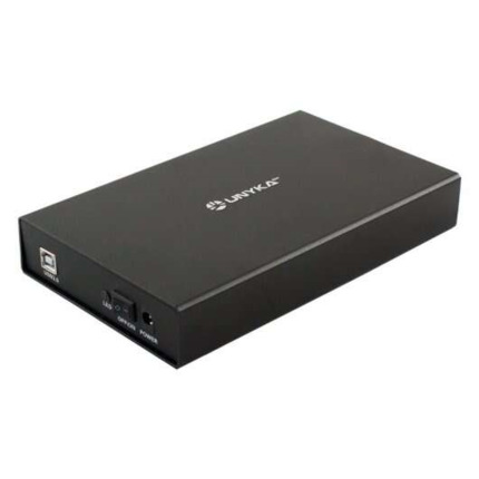 Unykach LOK 0.2 Caja Externa 3,5" USB 2.0 - Interruptor On/Off - Fabricada en Aluminio - Color Negro