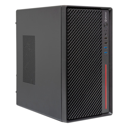 Unykach Numen 300 Pro Caja Torre Micro ATX, Mini ITX - TamaÃ±o HDD 2.5", 3.5" - USB 2.0, 3.0 y Audio - Color Negro