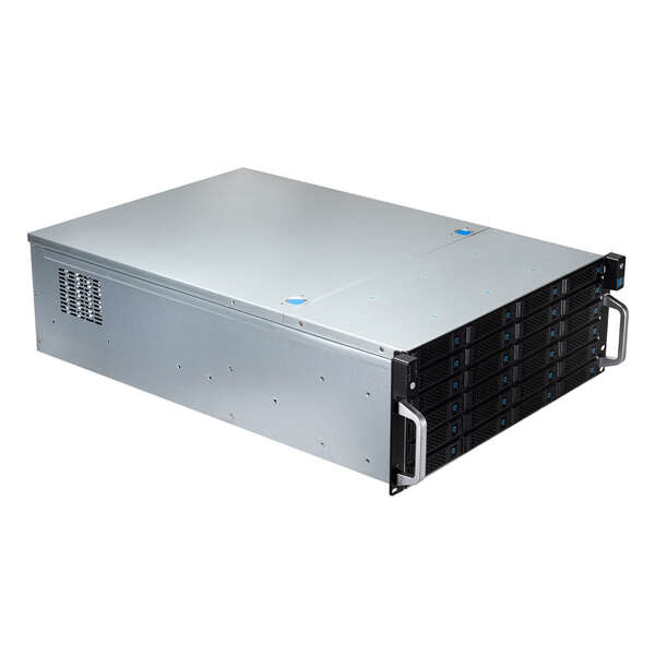 Unykach Servidor 4U Rack 24 Bahias Hot Swap - Tamaños de Disco Soportados 2.5", 3.5" - Placas Base Compatibles EEB, CEB, ATX, M