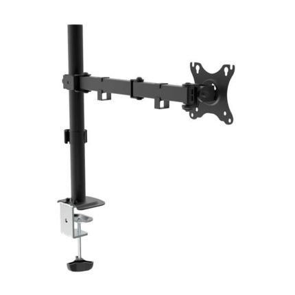 Unykach UK1421 Soporte de Mesa con Brazo Articulado para Monitor de 10"-32" - Giratorio, Inclinable y Extensible - Gestion de Cables - Peso Max 10kg - VESA 100x100mm