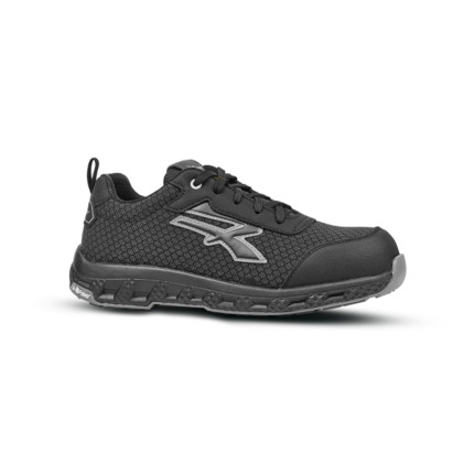 Upower Jester ESD Calzado de Seguridad - Talla 35 - Resistente a la Abrasion e Hidrofugo, Puntera Fibertoe, Plantilla Antiperforacion Ultraligera, Suela EVA con Caucho, Proteccion S3S CI HI HRO FO SR - Color Gris Oscuro
