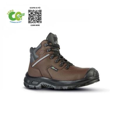 Upower Lancaster UK S ESD Calzado de Seguridad - Talla 44 - Puntera AirToe Composite, Sistema Antiperforacion, Forro Transpirable, Suela Antideslizante, Proteccion S3S CI FO SR - Color Marron