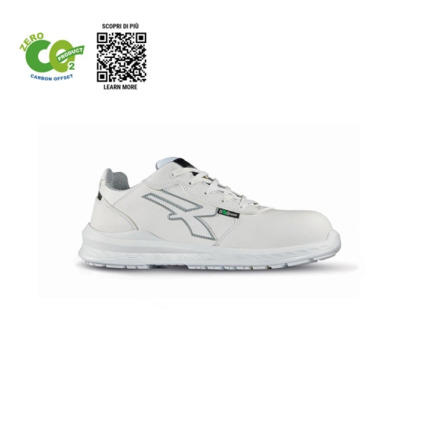 Upower Maple S ESD Calzado de Seguridad Ecologicos - Talla 45 - Puntera AirToe Composite, Antiperforacion, Resistente al Agua, Suela Antideslizante - Color Blanco