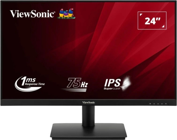 Viewsonic Monitor 23.8" LED IPS FullHD 75Hz - Respuesta 1ms - Angulo de Vision 178Âº - 16:9 - VGA, HDMI - VESA 75x75mm - Color N